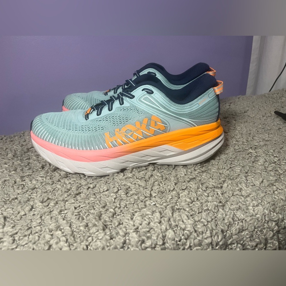 HOKA One One Bondi 7 Women's Running Sneakers - Picture 3 of 10